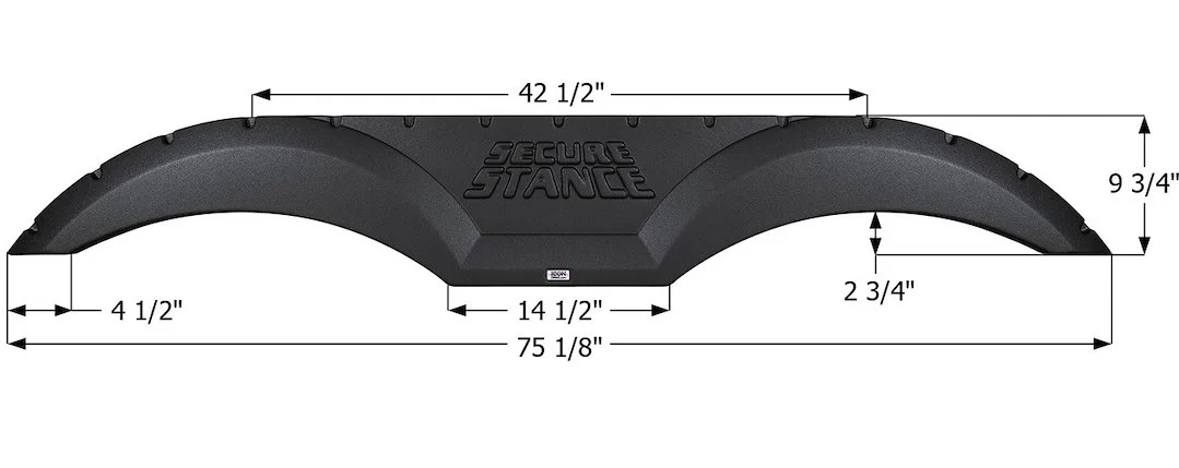 12024 – ICON Fender Skirt, Vehicle Fitment: Various Thor Crossroads Cruiser And Crossroads Zinger Models 75-1/8 Inch ...